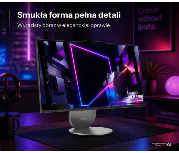 Lenovo Yoga AIO 27 Ultra 7-356H/32GB/512/Win11P RTX5060 120Hz - 1598786 - zdjęcie 12